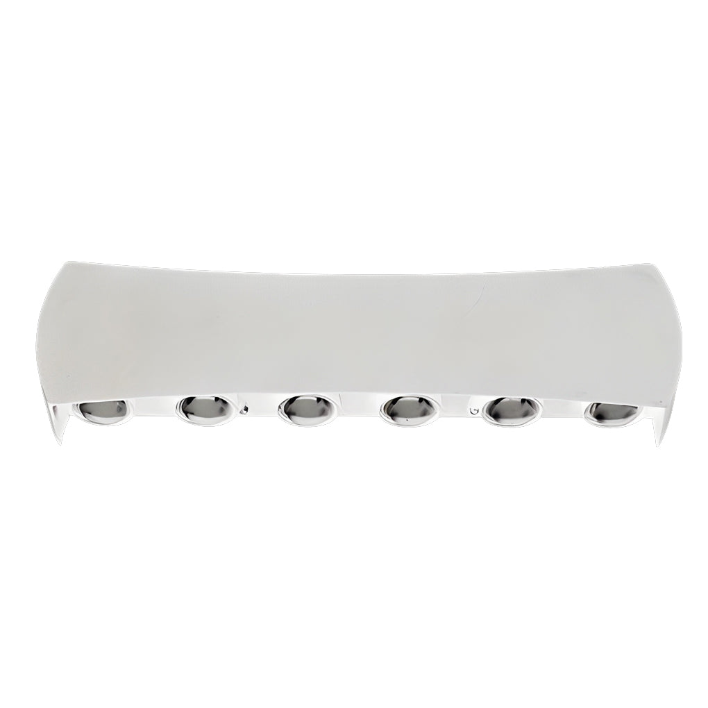 Luz de Parede Exterior Up-Down, Arandela LED Moderna em Alumínio Preto ou Branco