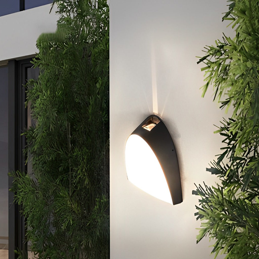Moderne LED udendørs væglampe, Shaa rustfri aluminiumsdesign