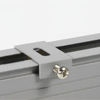 Unitey lineær LED-vægvasker, børstet aluminium, lavspænding