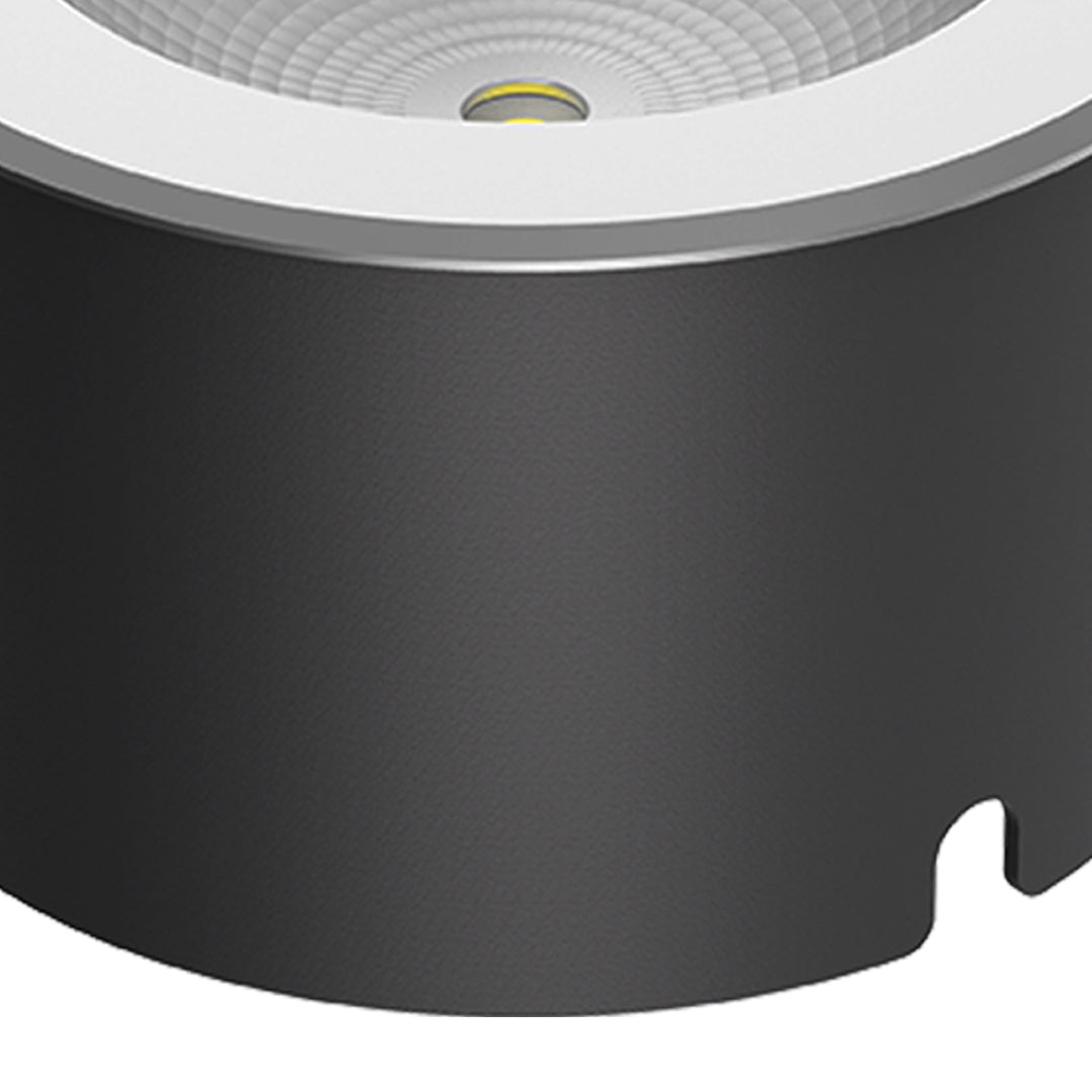 LED aluminium jordspot, minimalistisk uplighting-design