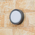 Applique murale Greory ronde ou ovale, LED minimaliste pour espaces extérieurs  
