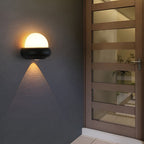 Applique murale extérieure LED en aluminium avec faisceaux haut-bas, design Sturt