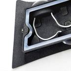 Applique murale LED, Thsina en aluminium noir pour extérieur