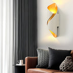 Glass Wall Sconce With LED Light, Indoor Outdoor Modern Fixture