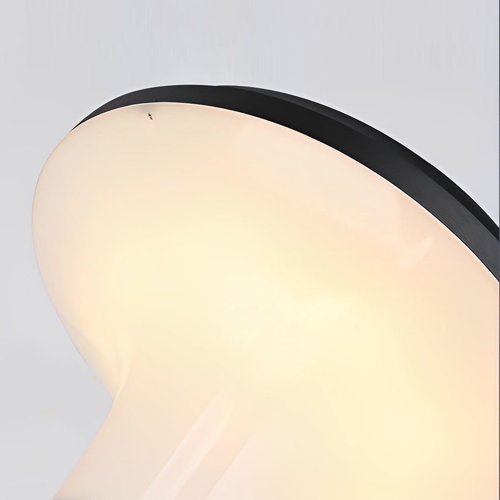 Round Flower-Shape Aluminum Outdoor Wall Lamp, Sunine Solar LED