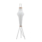Floor Lamp, Akari Rice Paper Shade, E26/E27, Plug-In, Sculptural