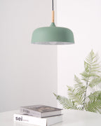 Acorn Pendant Light, Zinc Alloy Shade, Solid Oak Base, E27