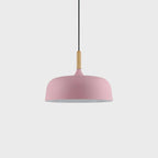 Acorn pendant light suspended on an adjustable cord