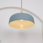 Acorn Pendant Light, Zinc Alloy Shade, Solid Oak Base, E27
