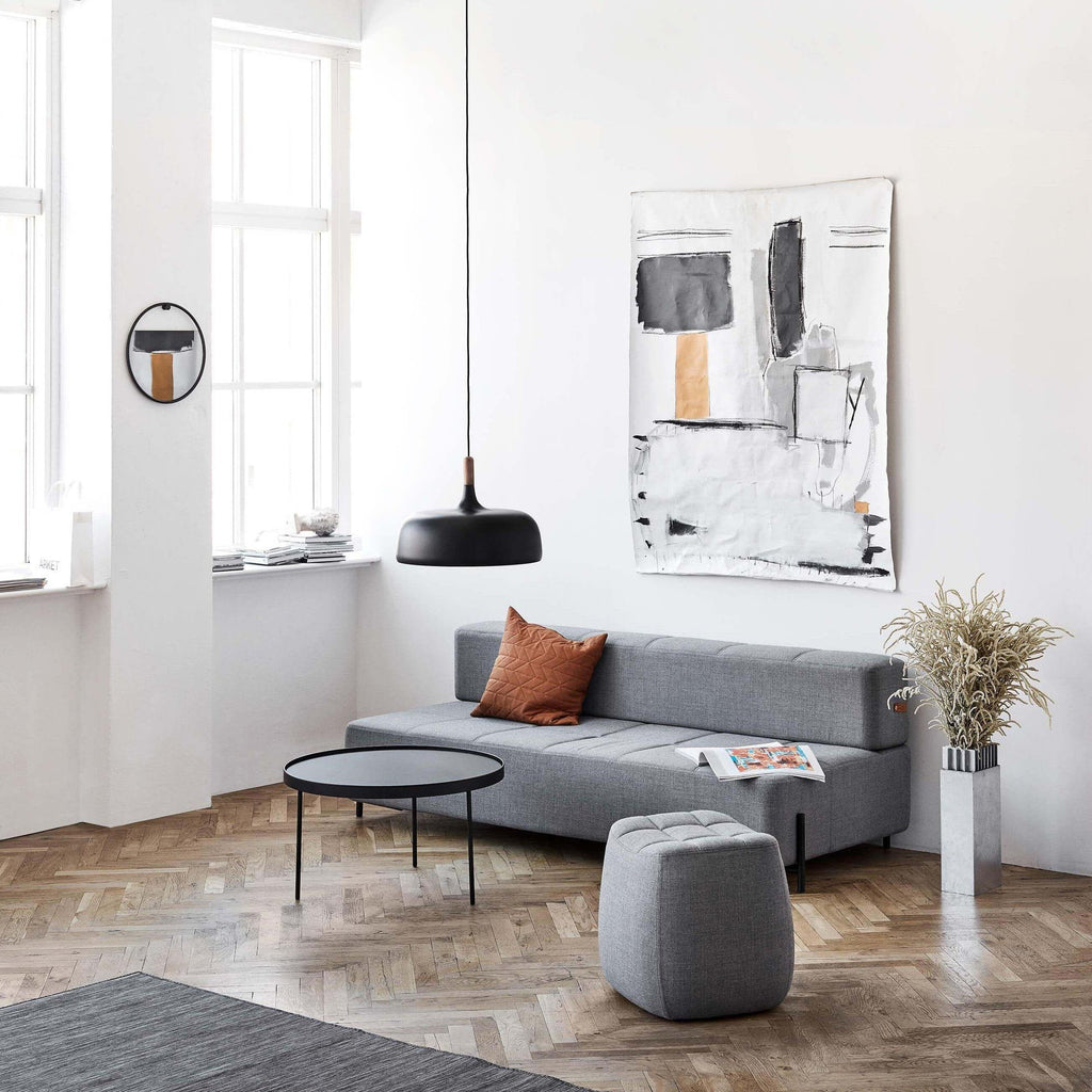 Acorn Pendant Light, Zinc Alloy Shade, Solid Oak Base, E27