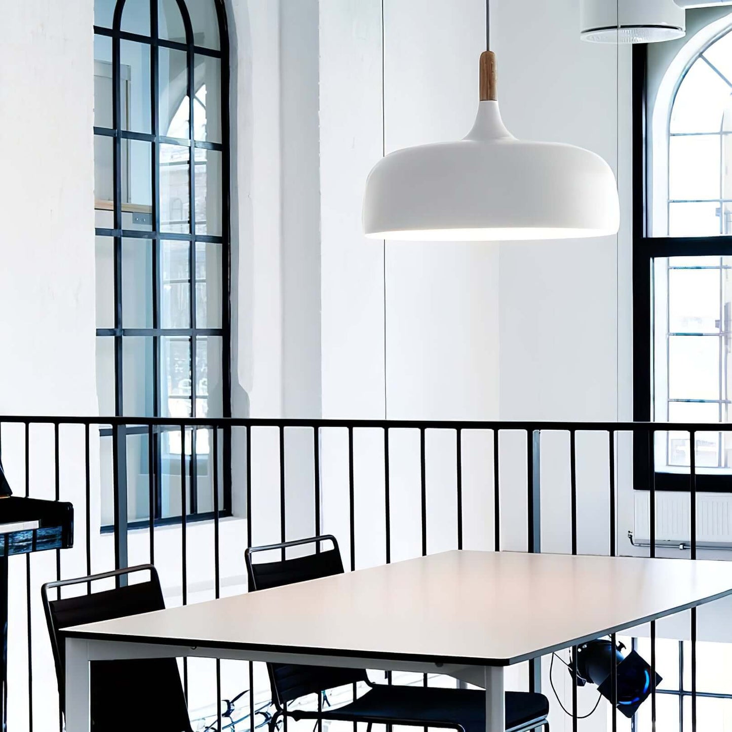 Acorn Pendant Light, Zinc Alloy Shade, Solid Oak Base, E27