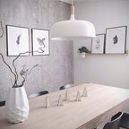 Acorn Pendant Light, Zinc Alloy Shade, Solid Oak Base, E27