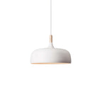 Acorn Pendant Light, Zinc Alloy Shade, Solid Oak Base, E27