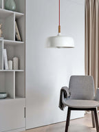 Acorn Pendant Light, Zinc Alloy Shade, Solid Oak Base, E27