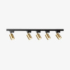 Track ceiling light full bar shown with several spotlights