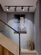 Skinne loftlampe, justerbare spotlights, integreret LED, 24 graders strålevinkel
