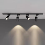 Skinne loftlampe, justerbare spotlights, integreret LED, 24 graders strålevinkel