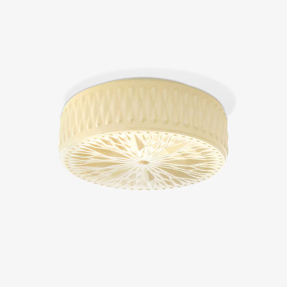 Adler ceiling light close-up of the glass outer shade
