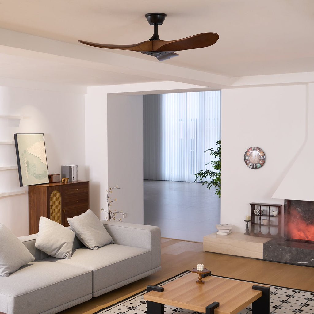 Aero Breeze ceiling fan in 42 and 52 inch sizes on white