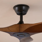 Aero Breeze Ceiling Fan With Wooden Propeller Blades, DC Motor, 42 or 52 Inch