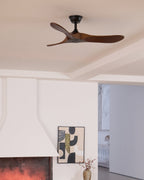 Aero Breeze Ceiling Fan With Wooden Propeller Blades, DC Motor, 42 or 52 Inch