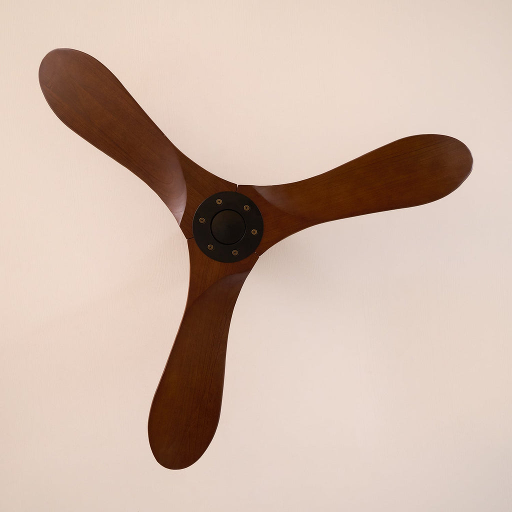 Aero Breeze Ceiling Fan With Wooden Propeller Blades, DC Motor, 42 or 52 Inch