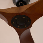 Aero Breeze Ceiling Fan With Wooden Propeller Blades, DC Motor, 42 or 52 Inch