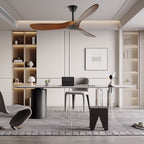 Aero Breeze Ceiling Fan With Wooden Propeller Blades, DC Motor, 42 or 52 Inch