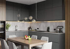 Air 73 Pendant Light, Clear Glass Spheres, Black or Gold Steel, G9