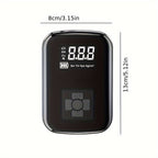 Portable Air Compressor with Digital Display and LED Light