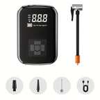 Portable Air Compressor with Digital Display and LED Light