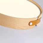Aiwen Ceiling Light, Natural Wood and Walnut, Integrated LED, Dimmable