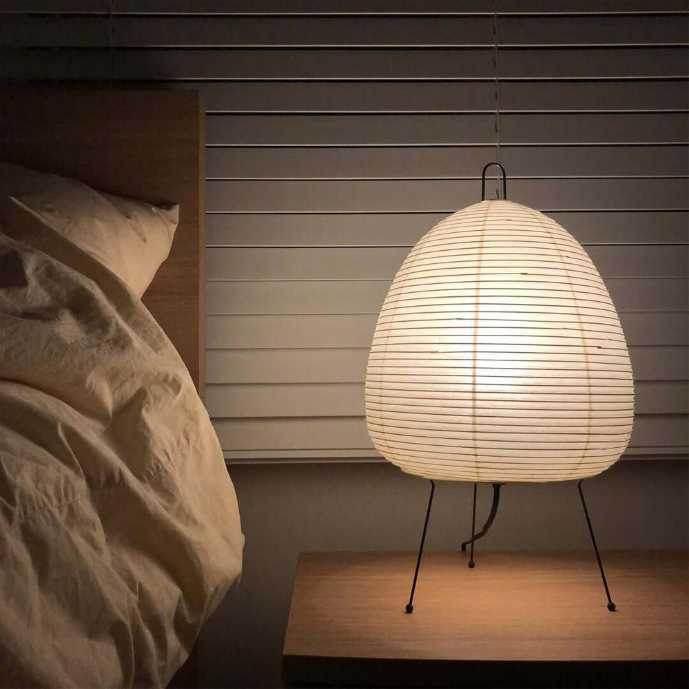 Table Lamp, Xuanzhi, Handmade Mulberry Paper Shade, E26/E27, Plug-In