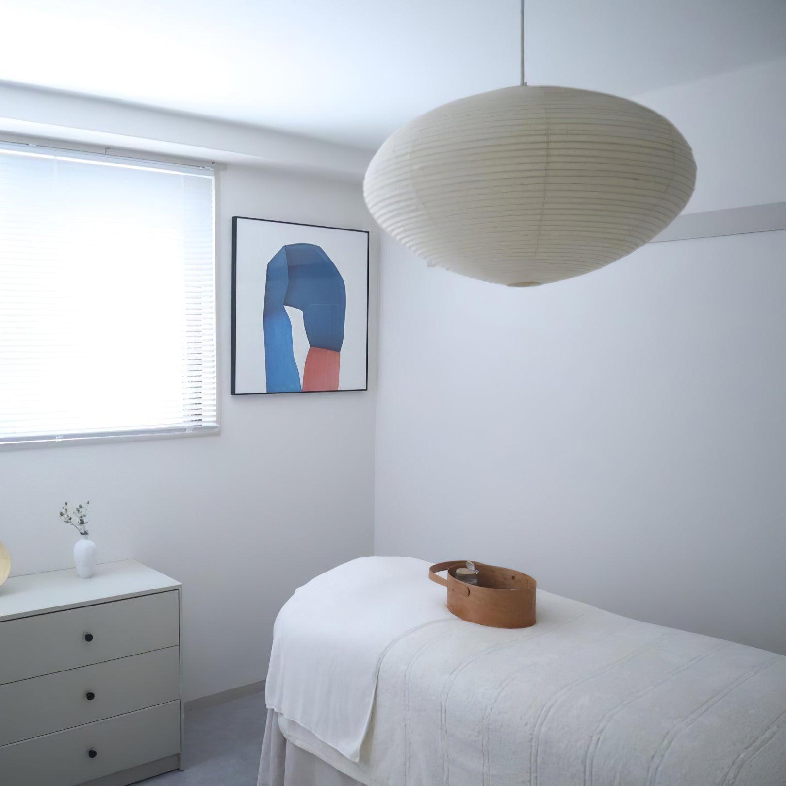 Pendellampe, håndlavet skærm i washipapir, E26/E27, 15A 21A 26A