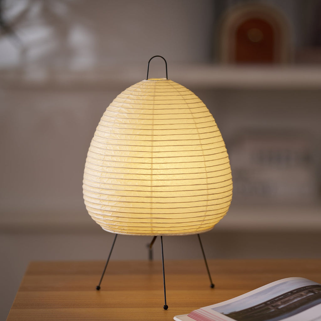 Table Lamp, Xuanzhi, Handmade Mulberry Paper Shade, E26/E27, Plug-In