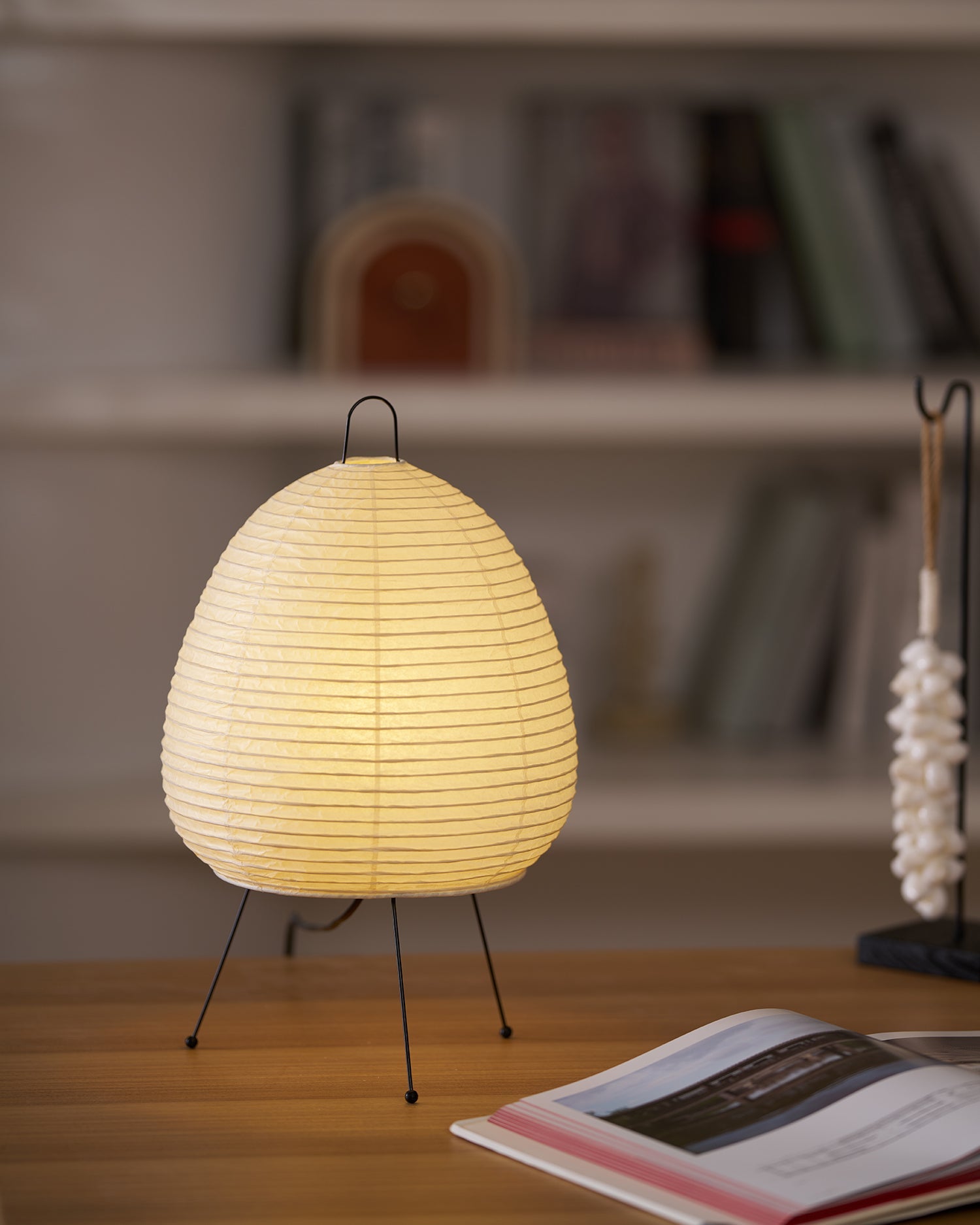 Table Lamp, Xuanzhi, Handmade Mulberry Paper Shade, E26/E27, Plug-In