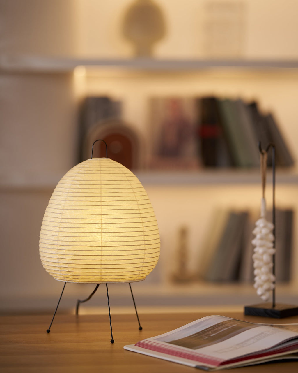 Table Lamp, Xuanzhi, Handmade Mulberry Paper Shade, E26/E27, Plug-In