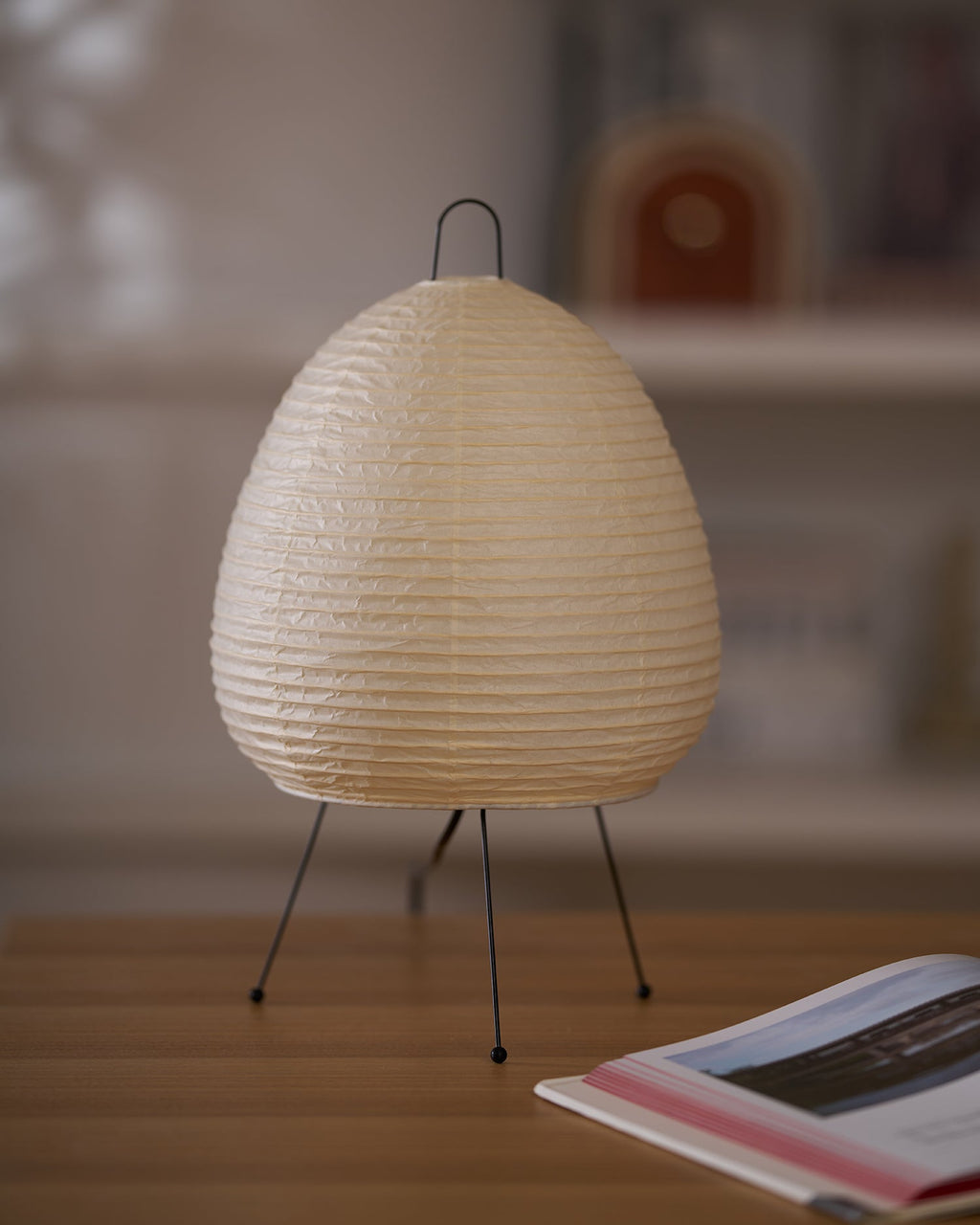 Table Lamp, Xuanzhi, Handmade Mulberry Paper Shade, E26/E27, Plug-In