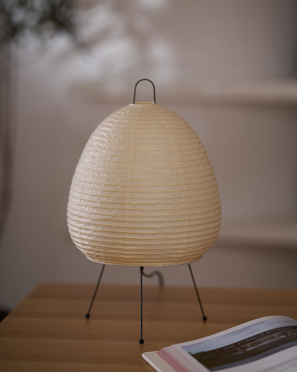 Table Lamp, Xuanzhi, Handmade Mulberry Paper Shade, E26/E27, Plug-In