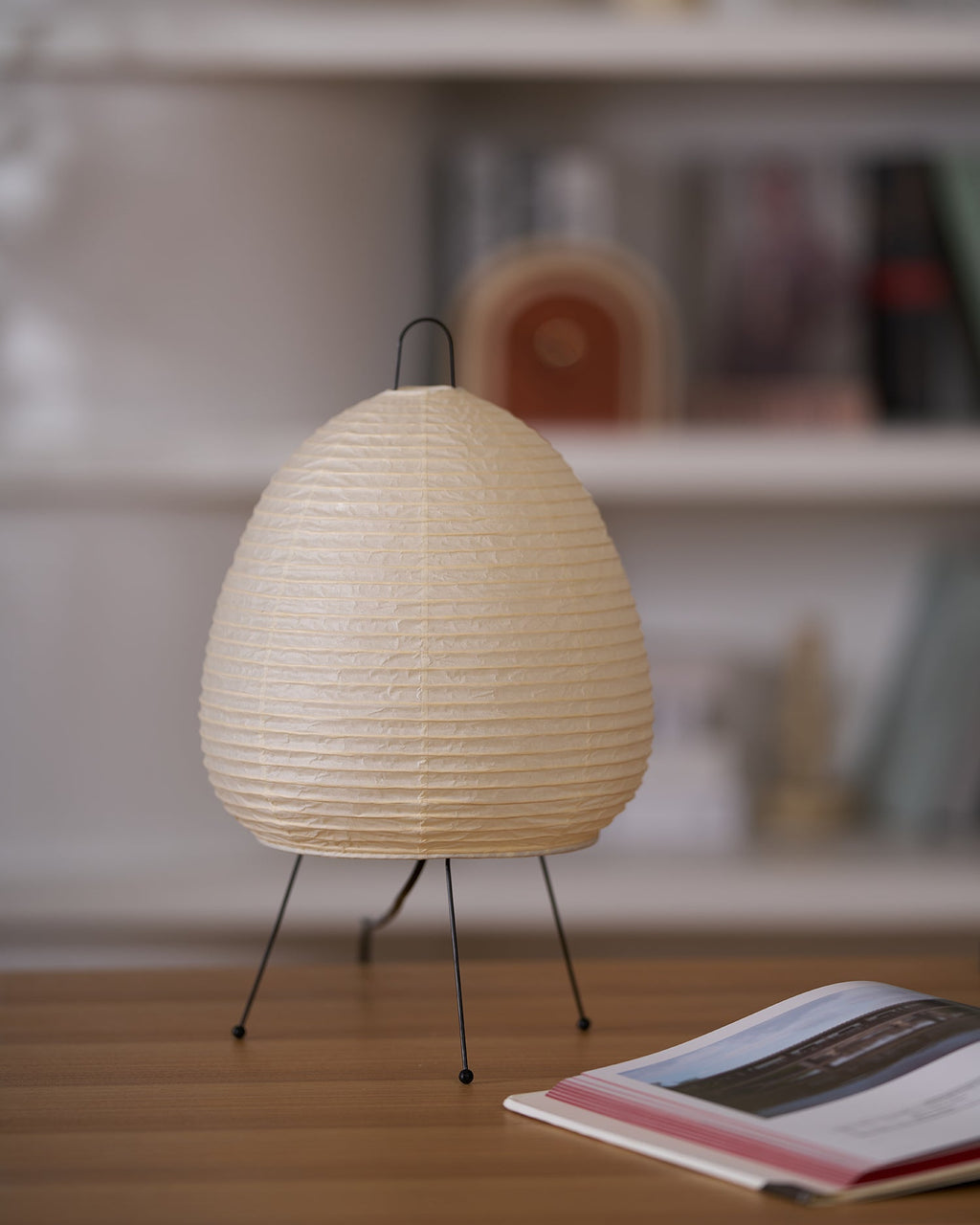 Table Lamp, Xuanzhi, Handmade Mulberry Paper Shade, E26/E27, Plug-In