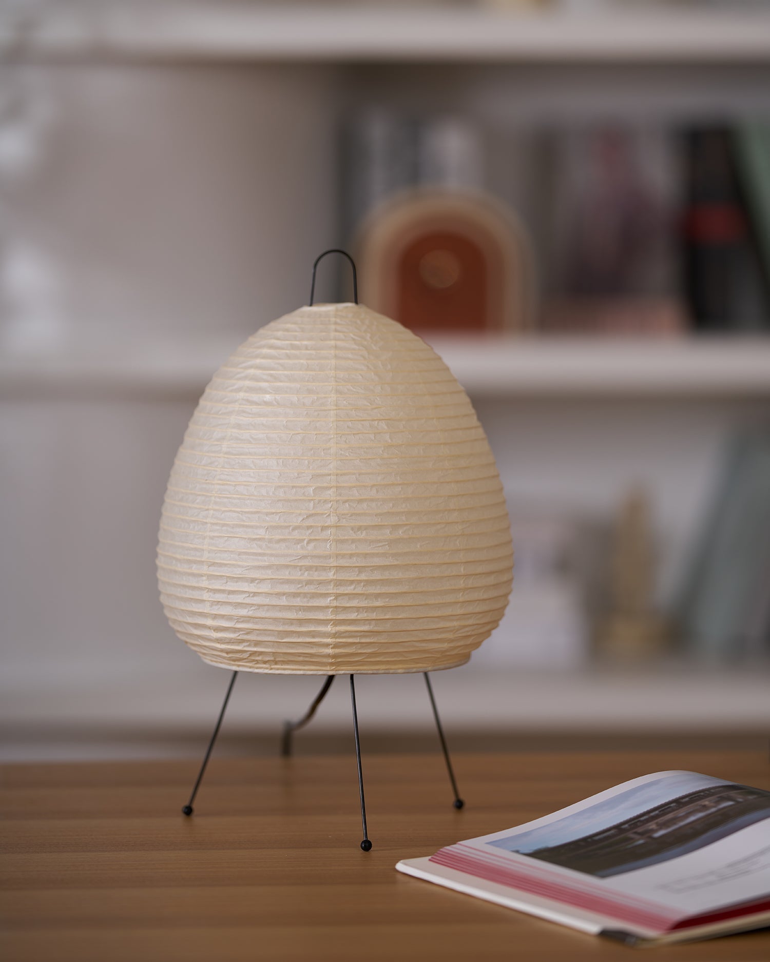 Table Lamp, Xuanzhi, Handmade Mulberry Paper Shade, E26/E27, Plug-In