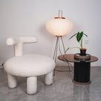 Floor Lamp, Akari Rice Paper Shade, E26/E27, Plug-In, Sculptural