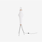 Floor Lamp, Akari Rice Paper Shade, E26/E27, Plug-In, Sculptural