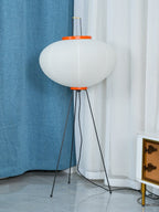 Floor Lamp, Akari Rice Paper Shade, E26/E27, Plug-In, Sculptural