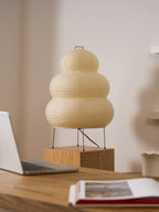 Table Lamp, Xuanzhi, Handmade Mulberry Paper Shade, E26/E27, Plug-In