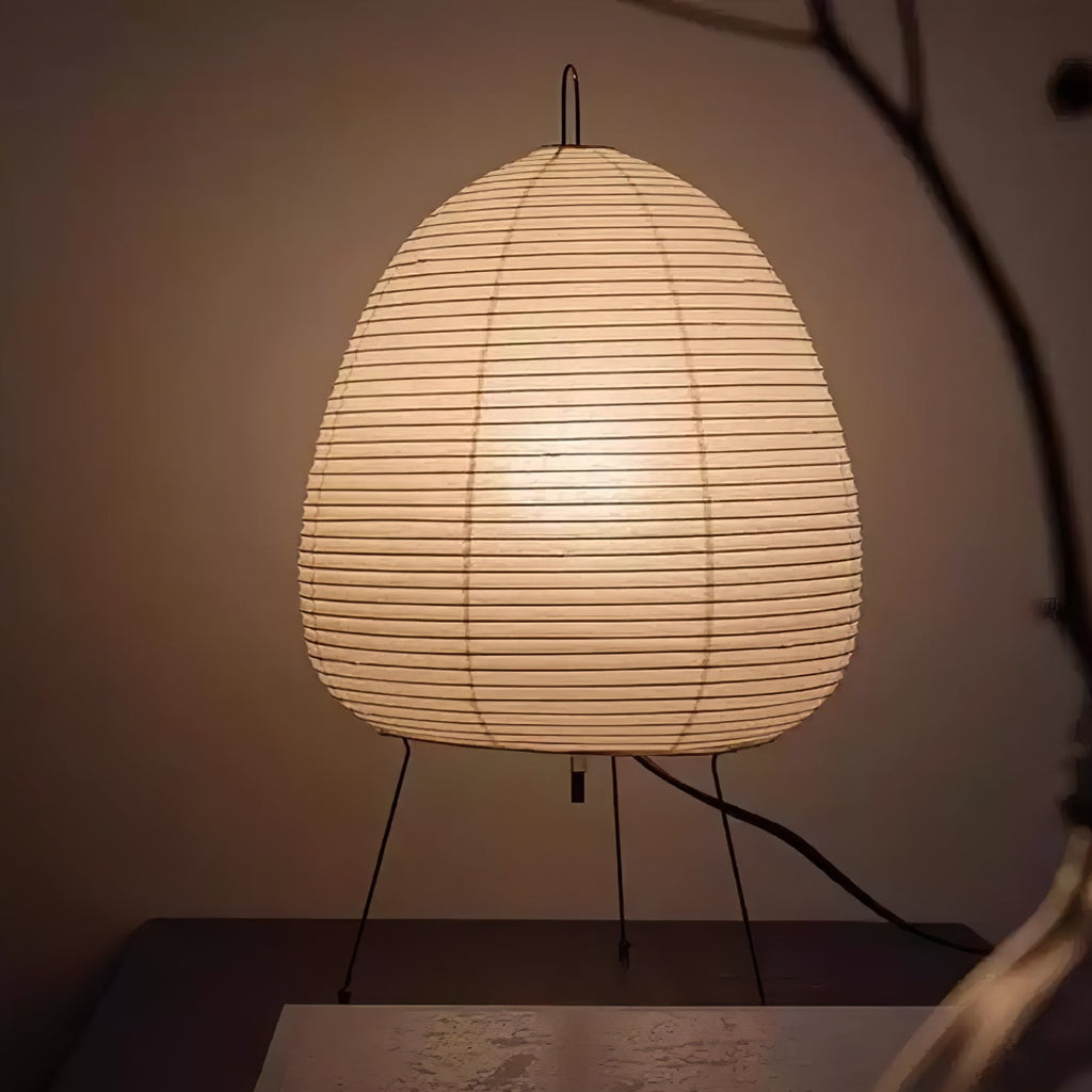Table Lamp, Xuanzhi, Handmade Mulberry Paper Shade, E26/E27, Plug-In