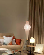 Floor Lamp, Akari Rice Paper Shade, E26/E27, Plug-In, Sculptural