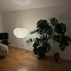 Floor Lamp, Akari Rice Paper Shade, E26/E27, Plug-In, Sculptural