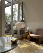 Floor Lamp, Akari Rice Paper Shade, E26/E27, Plug-In, Sculptural