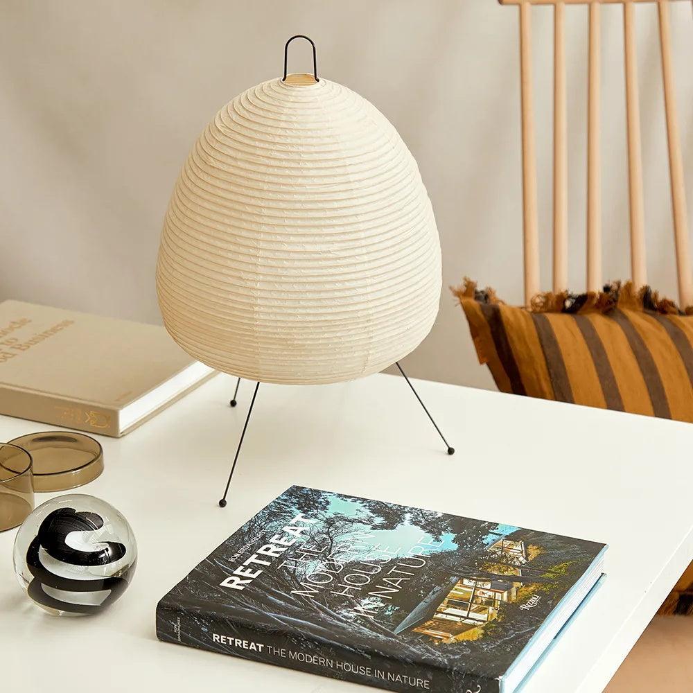 Table Lamp, Xuanzhi, Handmade Mulberry Paper Shade, E26/E27, Plug-In